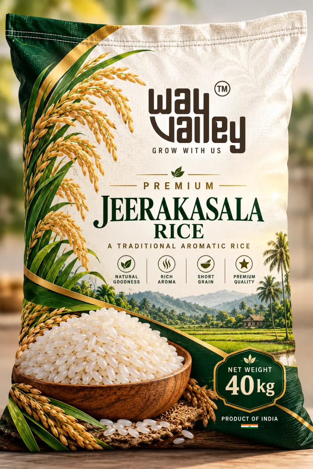 Way Valley Premium Jeerakasala Rice
